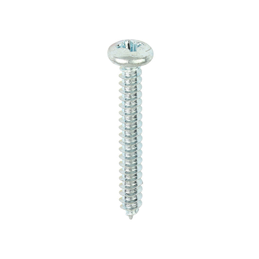 TIMCO Self-Tapping Pan Head Silver Screws - 8 x 1 1/4 - Image