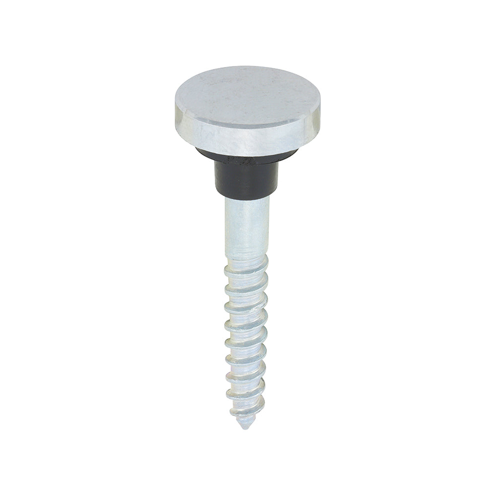 TIMCO Mirror Screws Flat Head Chrome - 8 x 1 1/4 - Image
