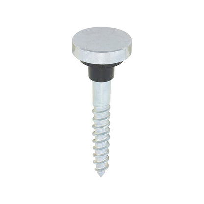 TIMCO Mirror Screws Flat Head Chrome - 8 x 1 1/4 - Image