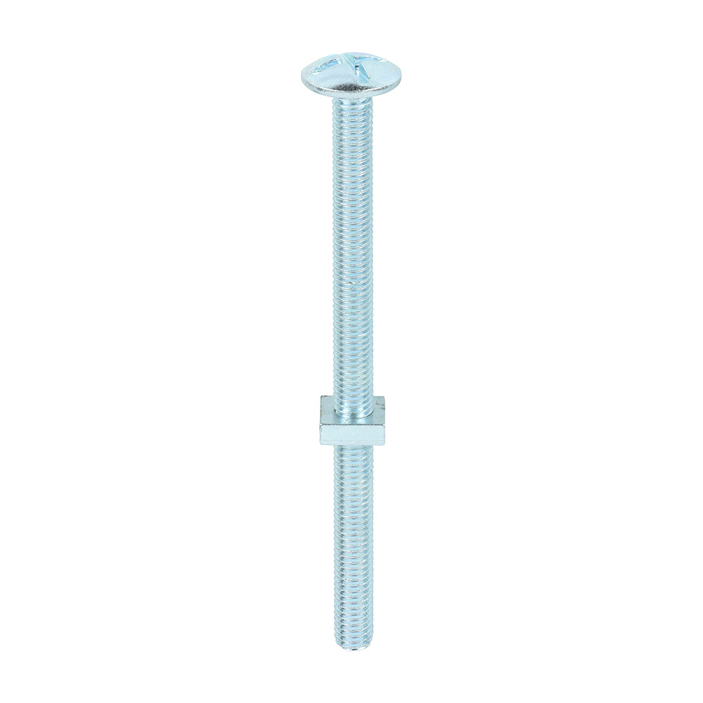 TIMCO Roofing Bolts & Square Nuts Silver - M8 x 120 - Image