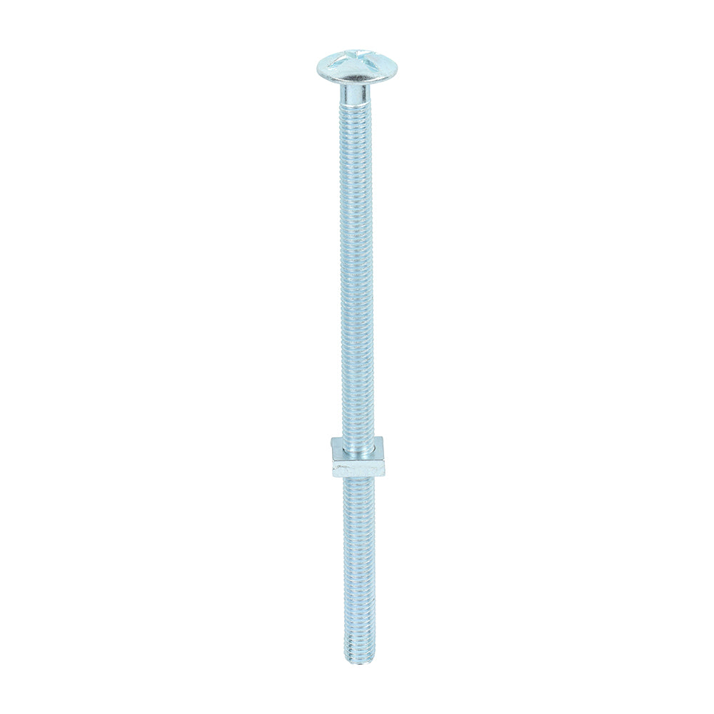 TIMCO Roofing Bolts & Square Nuts Silver - M8 x 160 - Image