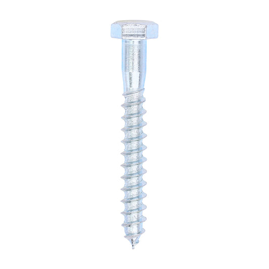 TIMCO Coach Screws Hex Head Silver  - 8.0 x 65 - Image