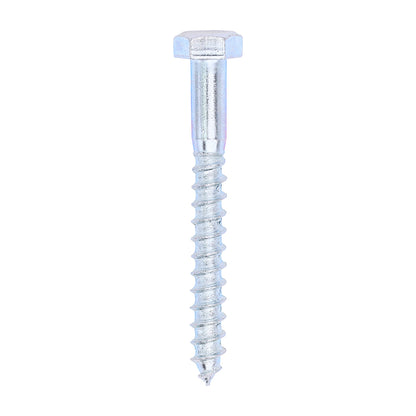TIMCO Coach Screws Hex Head Silver  - 8.0 x 70 - Image