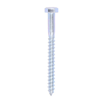 TIMCO Coach Screws Hex Head Silver  - 8.0 x 90 - Image
