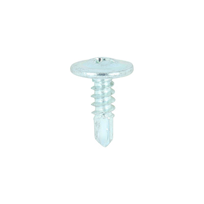 TIMCO Self-Drilling Wafer Head Silver Screws - 8 x 9/16 - Image