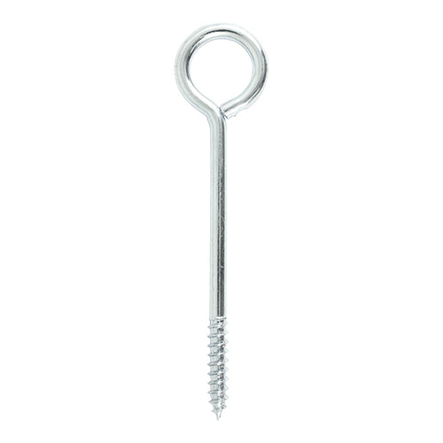 TIMCO Vine Eyes Silver - 100mm - Image