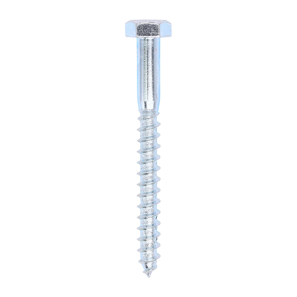 TIMCO Coach Screws Hex Head Silver  - 10.0 x 100 - Image