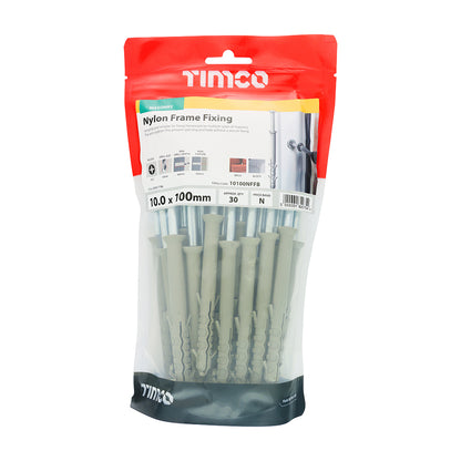 TIMCO Nylon Frame Fixings - 10.0 x 100 - Image