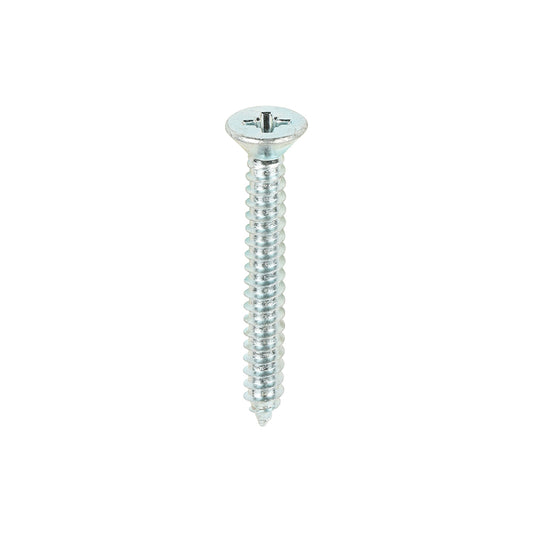 TIMCO Self-Tapping Countersunk Silver Screws - 10 x 1 1/2 - Image