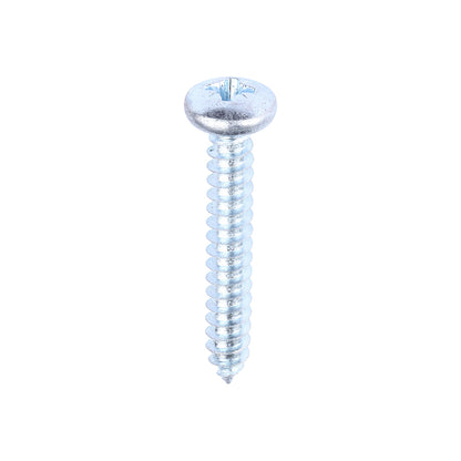 TIMCO Self-Tapping Pan Head Silver Screws - 10 x 1 1/4 - Image