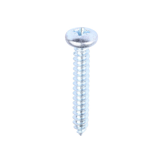 TIMCO Self-Tapping Pan Head Silver Screws - 10 x 1 1/4 - Image