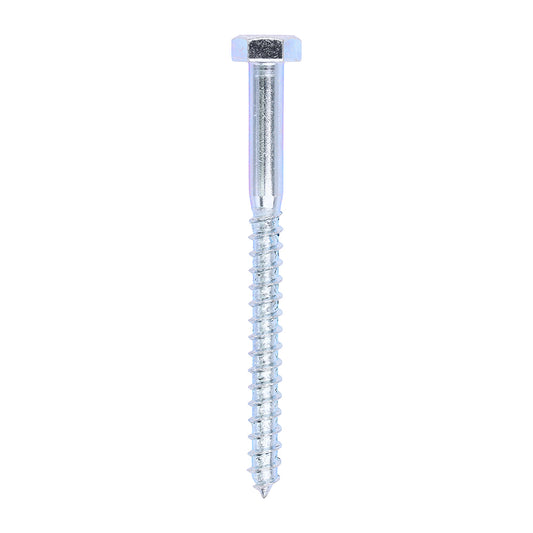 TIMCO Coach Screws Hex Head Silver  - 10.0 x 120 - Image