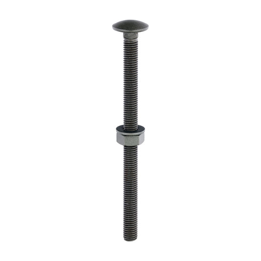 TIMCO Carriage Bolts DIN603 Hex Nuts & Form A Washers Green Exterior - M10 x 150 - Image