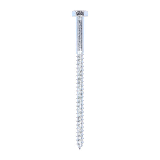 TIMCO Coach Screws Hex Head Silver  - 10.0 x 160 - Image