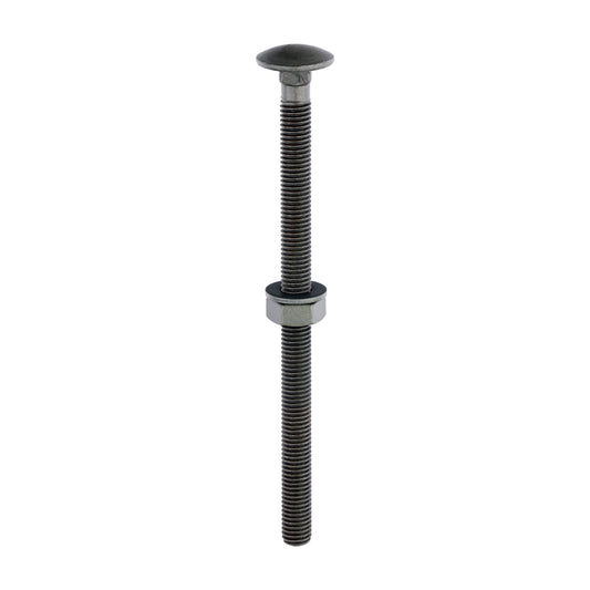 TIMCO Carriage Bolts DIN603 Hex Nuts & Form A Washers Green Exterior - M10 x 160 - Image
