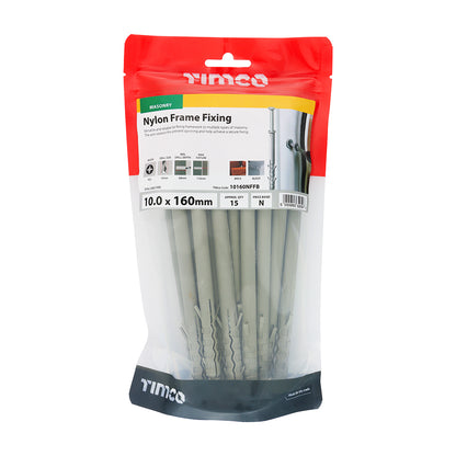 TIMCO Nylon Frame Fixings - 10.0 x 160 - Image
