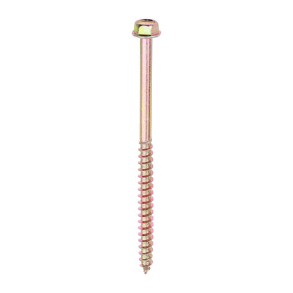 TIMCO Advanced Coach Screws - Hex Flange - Yellow - 10.0 x 160 - Image