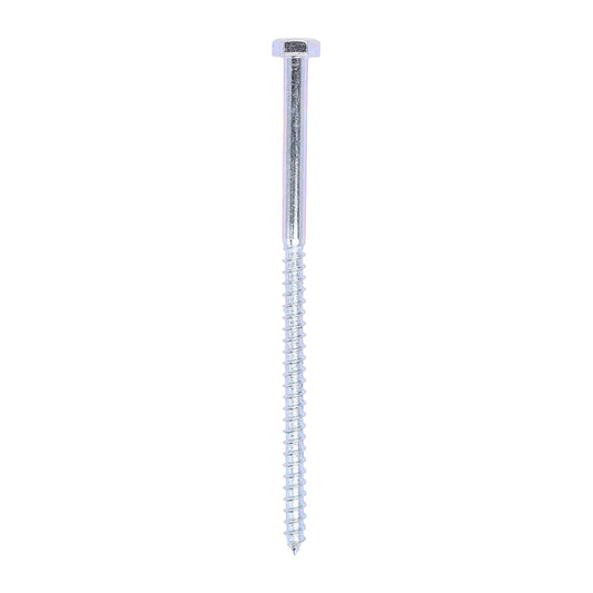 TIMCO Coach Screws Hex Head Silver  - 10.0 x 200 - Image