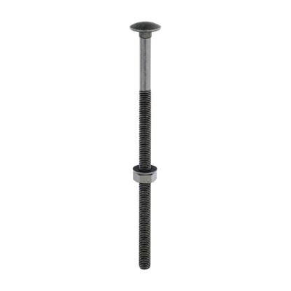 TIMCO Carriage Bolts DIN603 Hex Nuts & Form A Washers Green Exterior - M10 x 200 - Image