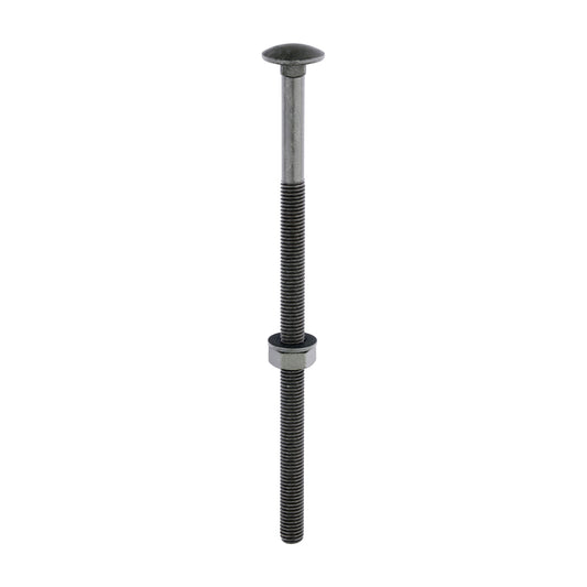 TIMCO Carriage Bolts DIN603 Hex Nuts & Form A Washers Green Exterior - M10 x 200 - Image