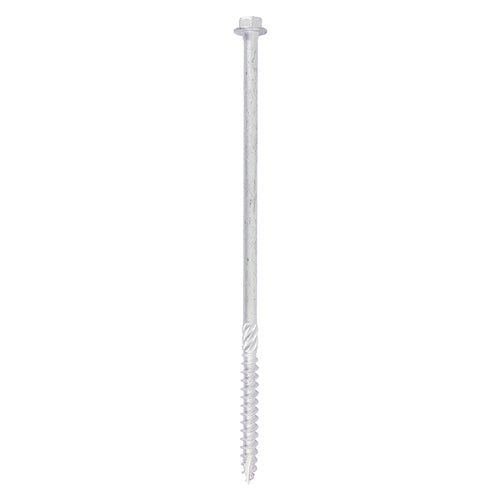 TIMCO Heavy Duty Timber Screws Hex Flange Head Exterior Silver - 10 x 200 - Image