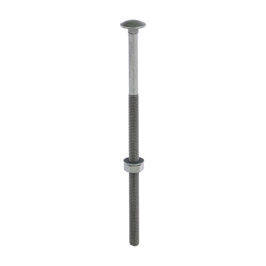 TIMCO Carriage Bolts DIN603 Hex Nuts & Form A Washers Green Exterior - M10 x 220 - Image