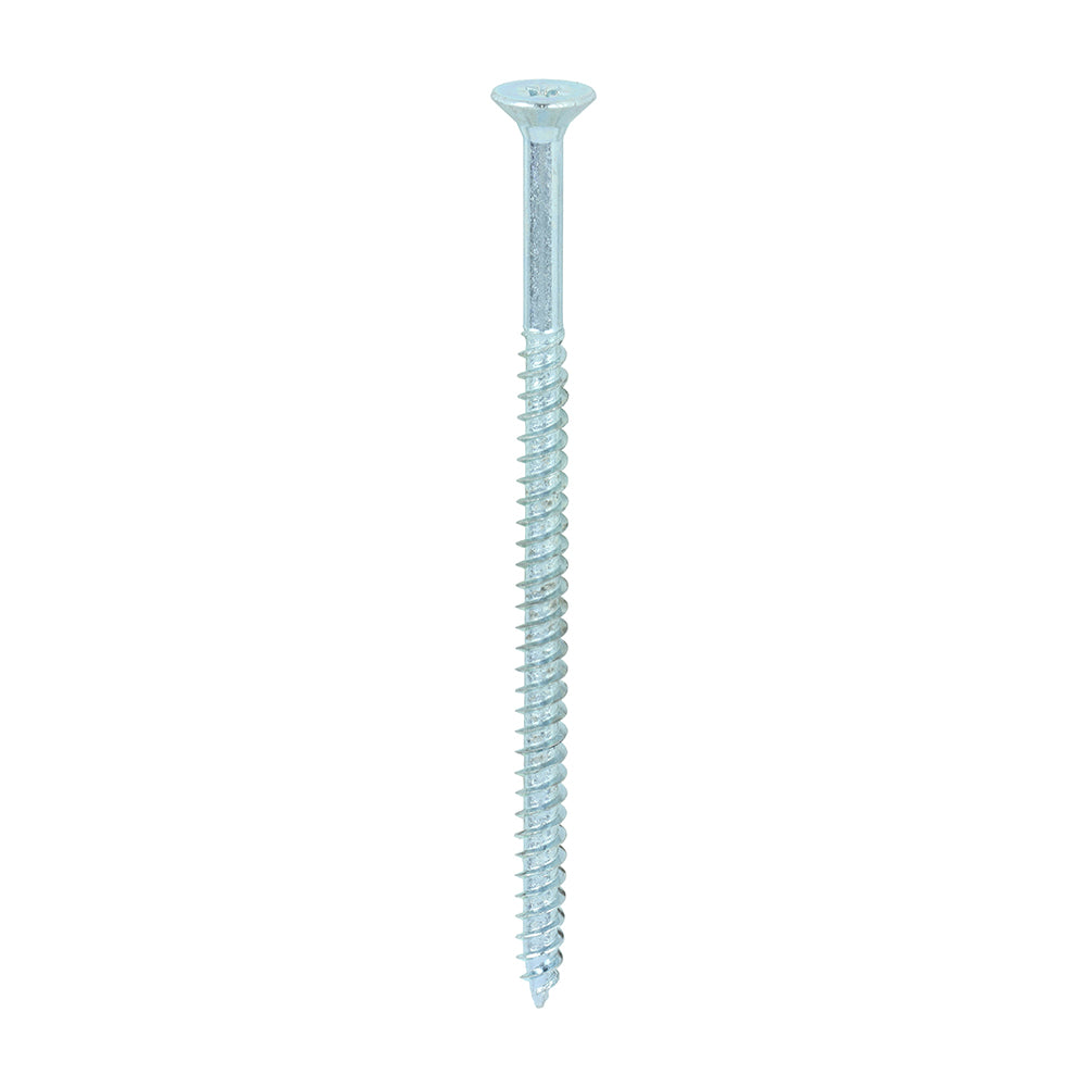 TIMCO Twin-Threaded Countersunk Silver Woodscrews - 10 x 3 1/2 - Image