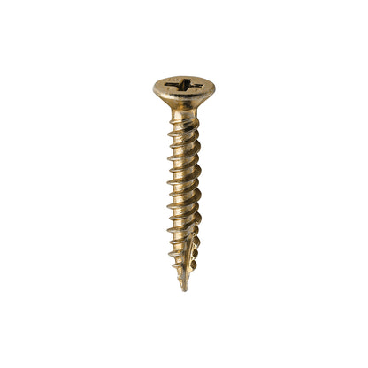TIMCO Window Fabrication Screws Countersunk PH High-Low Thread Slash Point Yellow - 4.3 x 25 - Image