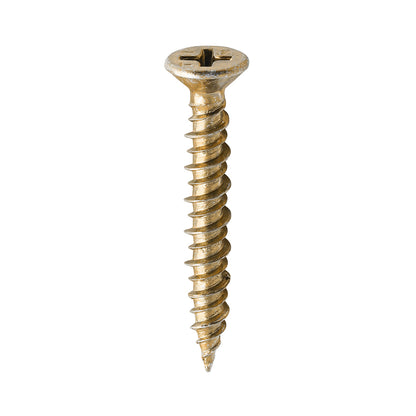TIMCO Window Fabrication Screws Countersunk PH High-Low Thread Slash Point Yellow - 4.3 x 30 - Image