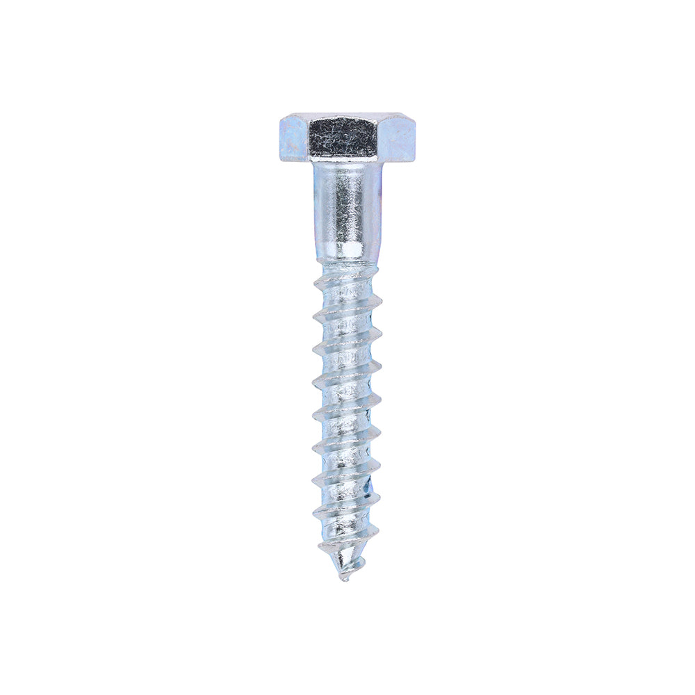 TIMCO Coach Screws Hex Head Silver  - 10.0 x 60 - Image