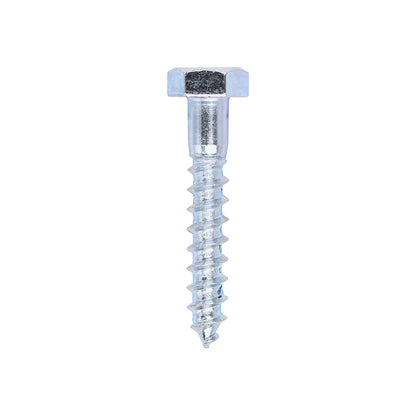 TIMCO Coach Screws Hex Head Silver  - 10.0 x 60 - Image