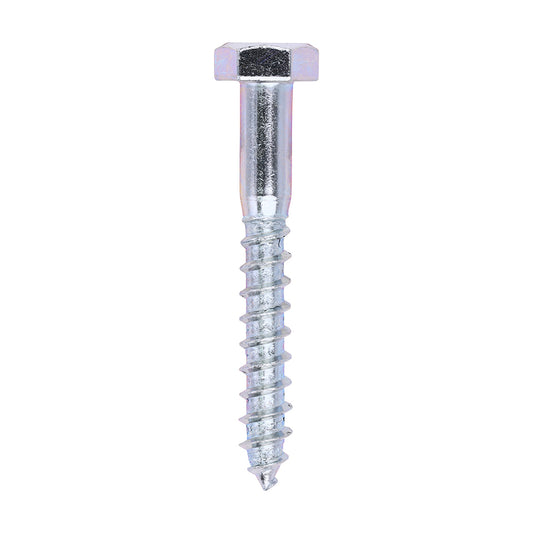 TIMCO Coach Screws Hex Head Silver  - 10.0 x 75 - Image
