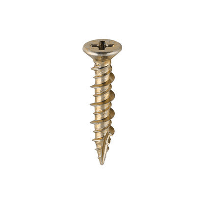 TIMCO Window Fabrication Screws Countersunk PH High-Low Thread Slash Point Yellow - 4.8 x 25 - Image
