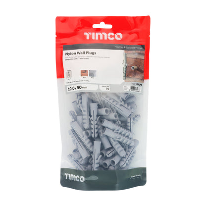 TIMCO Nylon Plugs - 10.0 x 50 - Image