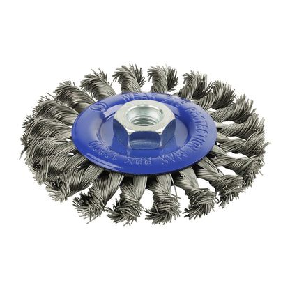 TIMCO Angle Grinder Wheel Brush Twisted Knot Stainless Steel - 115mm - Image