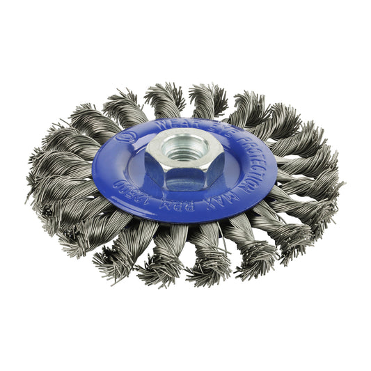 TIMCO Angle Grinder Wheel Brush Twisted Knot Stainless Steel - 115mm - Image