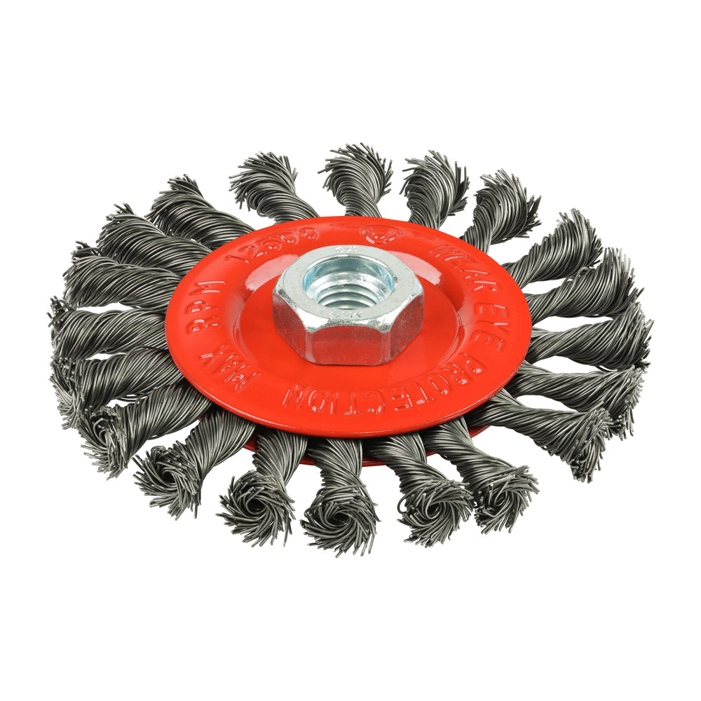 TIMCO Angle Grinder Wheel Brush Twisted Knot Steel Wire - 115mm - Image