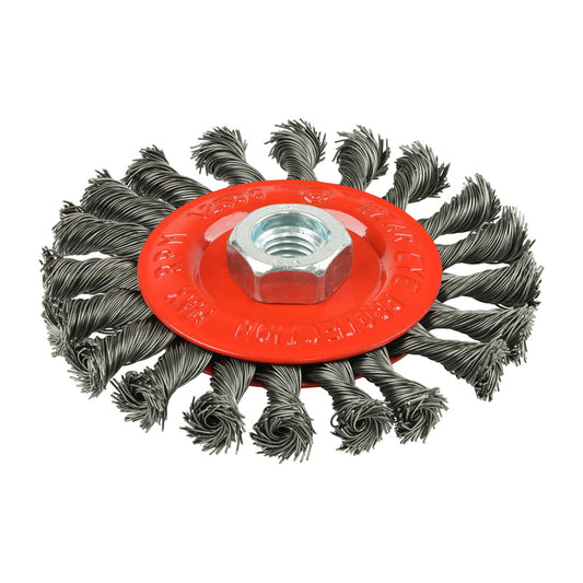 TIMCO Angle Grinder Wheel Brush Twisted Knot Steel Wire - 115mm - Image