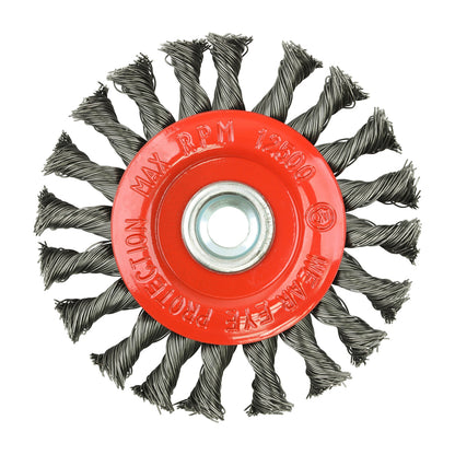 TIMCO Angle Grinder Wheel Brush Twisted Knot Steel Wire - 115mm - Image