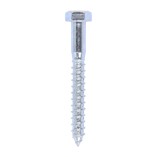 TIMCO Coach Screws Hex Head Silver  - 12.0 x 100 - Image
