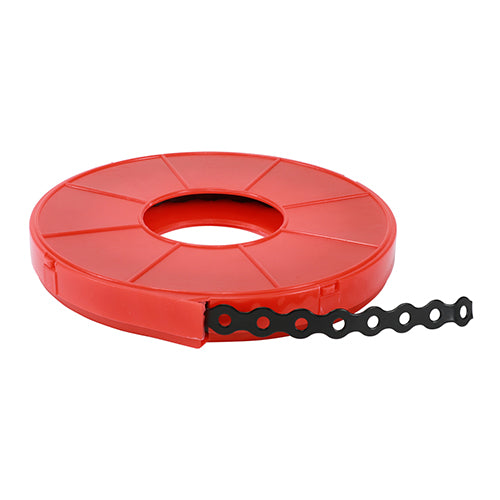 TIMCO Coloured Fixing Band Black - 12mm x 10m - Image