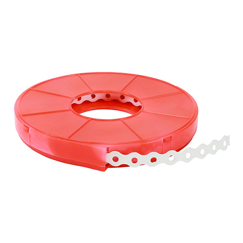 TIMCO Coloured Fixing Band White - 12mm x 10m - Image