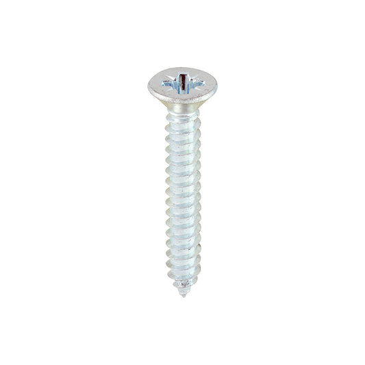 TIMCO Self-Tapping Countersunk Silver Screws - 12 x 1 1/2 - Image