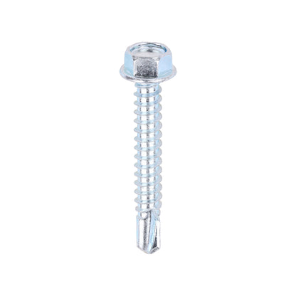 TIMCO Self-Drilling Light Section Silver Screws - 12 x 1 1/2 - Image