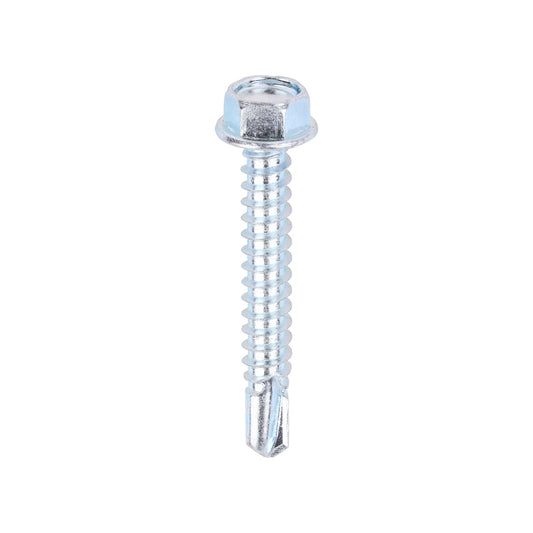 TIMCO Self-Drilling Light Section Silver Screws - 12 x 1 1/2 - Image