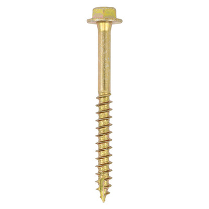 TIMCO Solo Advanced Hex Head Gold Coach Woodscrews - 12.0 x 160 - Image