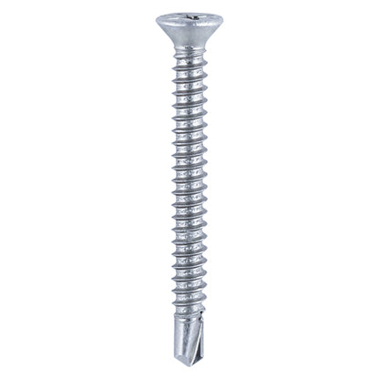 TIMCO Window Fabrication Screws Countersunk with Ribs PH Self-Tapping Self-Drilling Point Zinc - 3.9 x 16 - Image