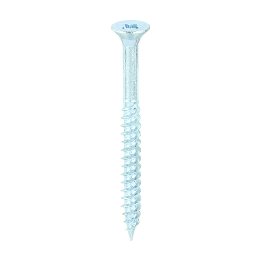 TIMCO Twin-Threaded Countersunk Silver Woodscrews - 12 x 2 1/2 - Image