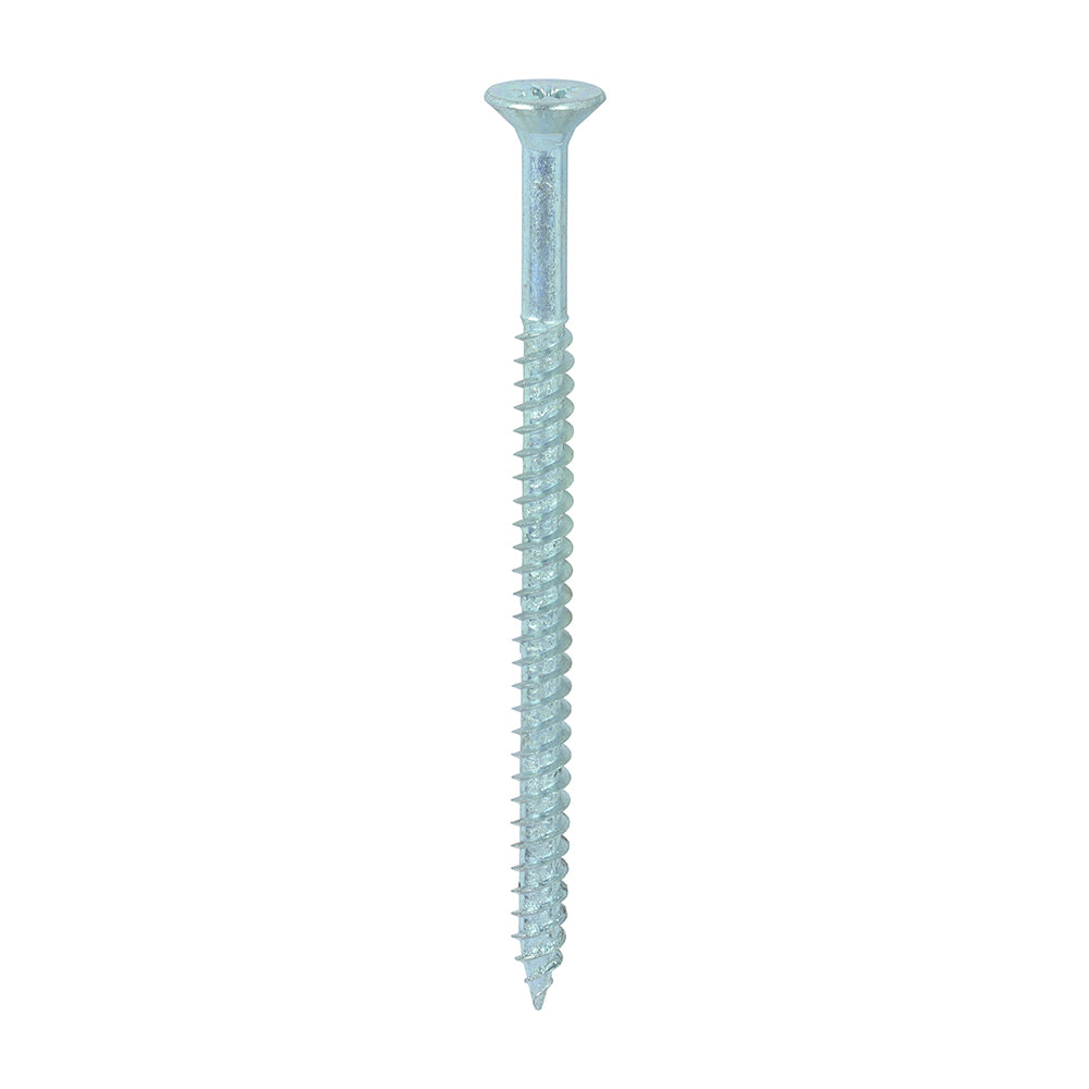TIMCO Twin-Threaded Countersunk Silver Woodscrews - 12 x 3 1/2 - Image