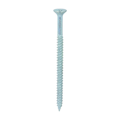 TIMCO Twin-Threaded Countersunk Silver Woodscrews - 12 x 3 1/2 - Image